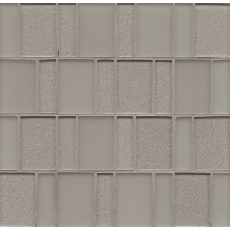 Manhattan 12" x 12" Glass Mosaic Wall & Floor Tile