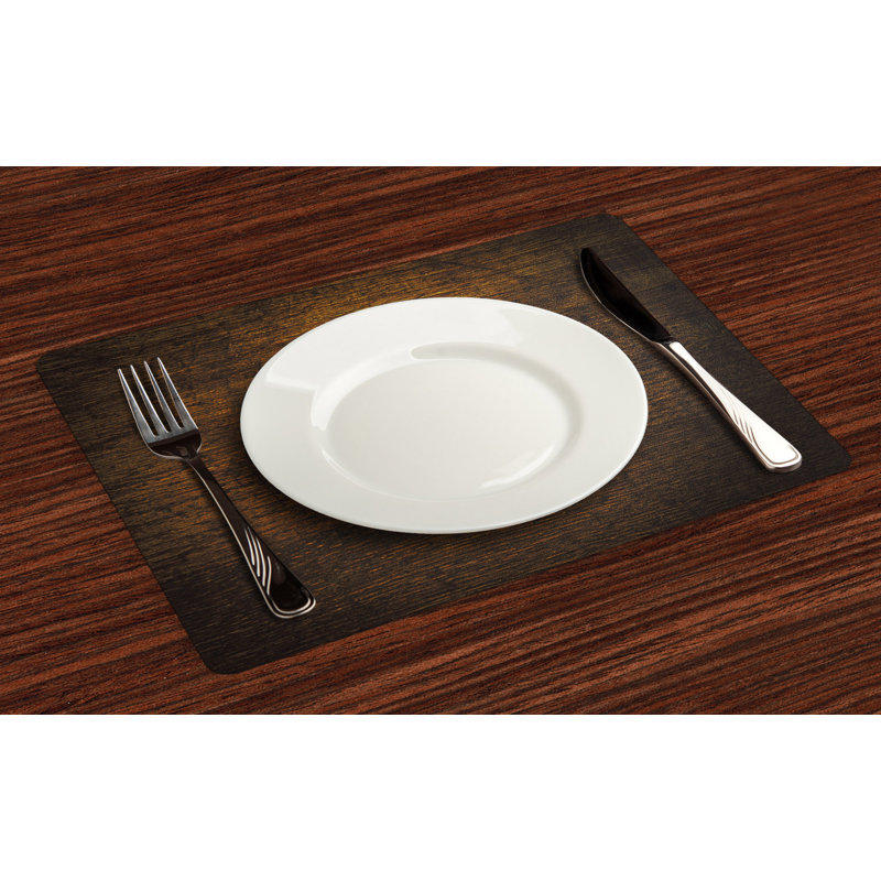 Catt Wooden Print Timber Placemat