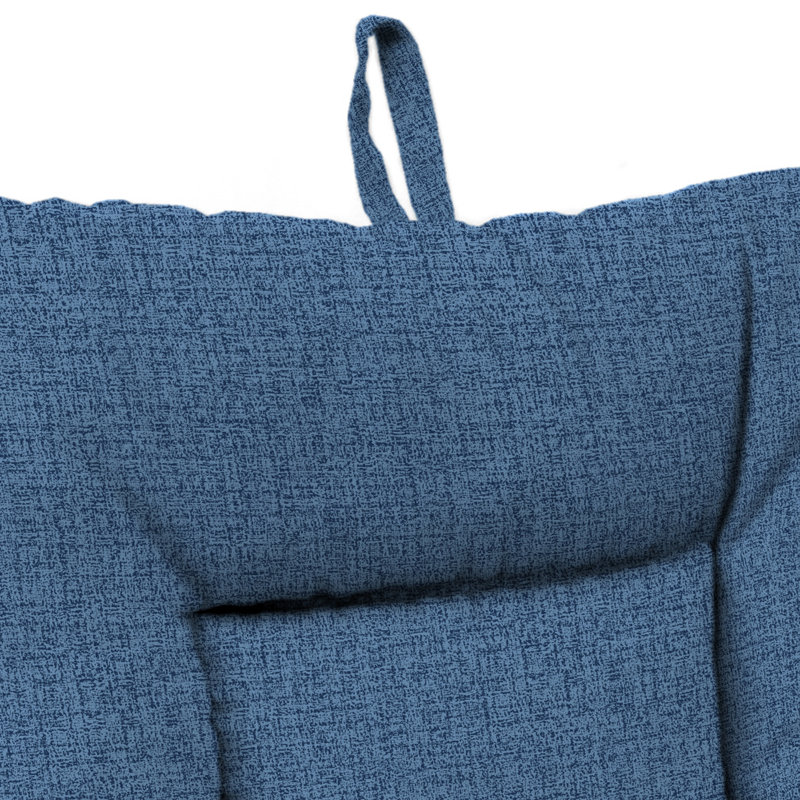 21" x 38" Outdoor Chair Cushion with Ties and Loop, McHusk Capri