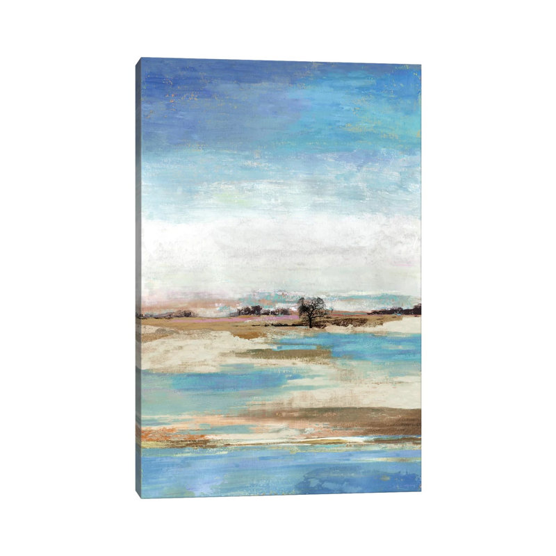 Waterfront II by Tom Reeves - Wrapped Canvas Painting, 20.32 cm H x 30.48 cm W