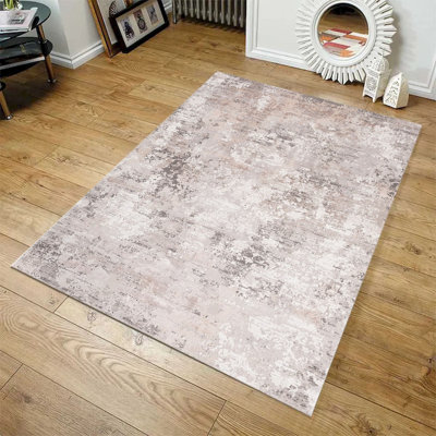 Tapis en soie et acrylique Skadi