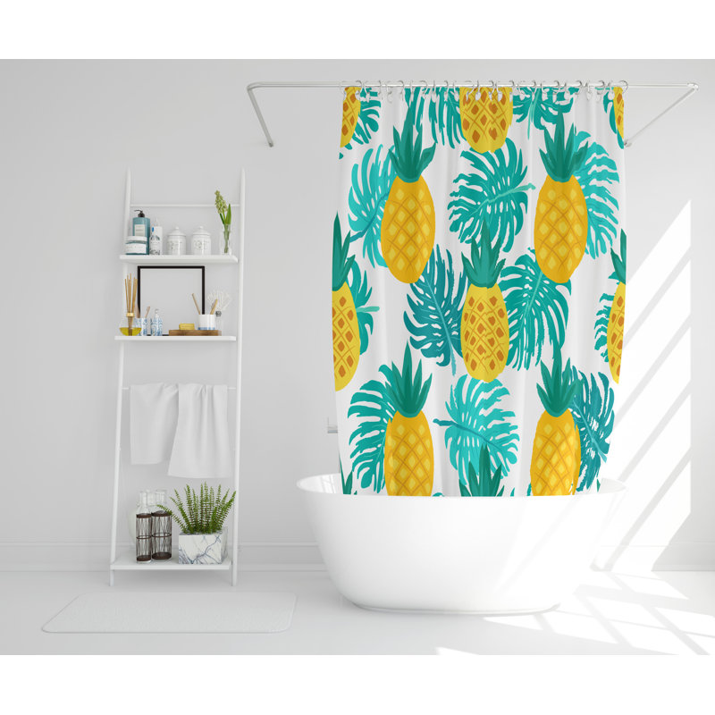 Hadriana Polyester Shower Curtain, 168cm H x 168cm W