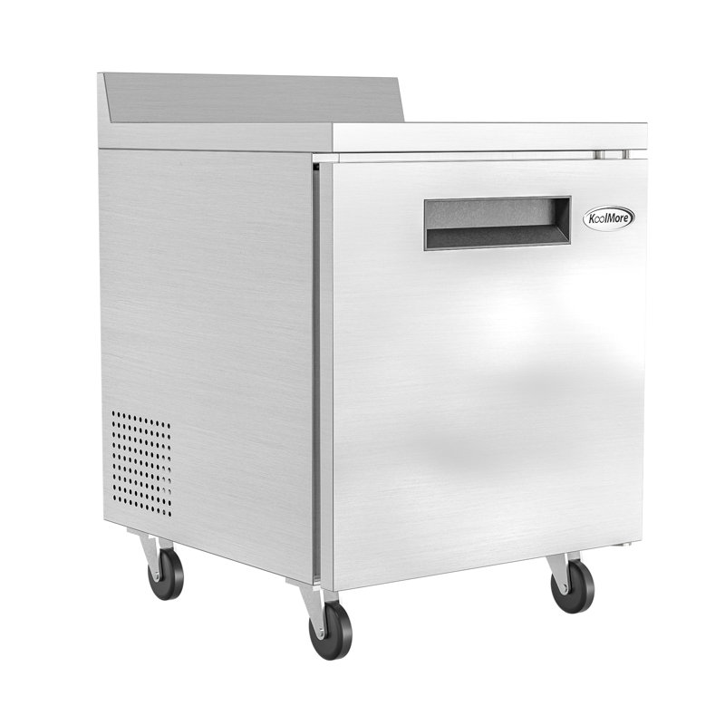 27 in. One-Door Worktop Freezer With 3.5 in. Backsplash - 6.3 Cu Ft. FWT-1D-6C.