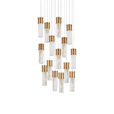 Luminaire suspendu rond à 15 lumières Cannula