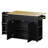 47.2" W Rolling Kitchen Island With Drawer And Cabinets, Kitchen Cart With Drop Leaf, Lockable Wheels And Towel Rack, Island For Kitchen, Dining Room-123031947