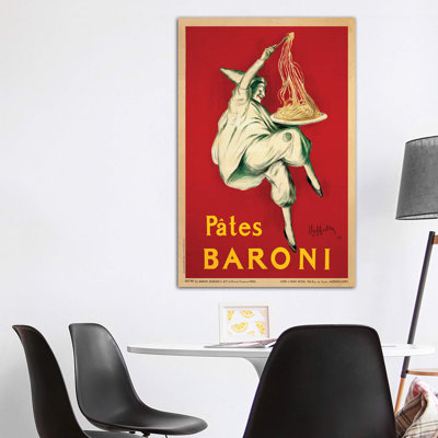 Pates Baroni, 1921 by Leonetto Cappiello - Wrapped Canvas Print