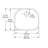 Lustertone 23.625" L x 21.25" W Undermount Kitchen Sink