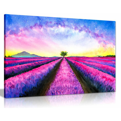 Lavender - Wrapped Canvas Painting
