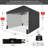 CROWN SHADES 10X10 Comercial Instant Canopy Pop Up Tent with Center Lock (10x10 with 4 Sidewalls)-108466742