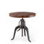 Table à manivelle ronde Sparrow - brun foncé