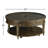 Millis Floor Shelf Coffee Table with Storage