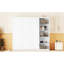 Lit blanc avec tablettes et révolution qui permet d'économiser de l'espace - Armoire pliable pour plus de confort Max 8 pouces à lattes flexibles Confort et contreplaqué Fabrication sans effort-806404251-806404253