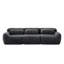 Tissu moelleux moelleux et moelleux de 114 po, canapé modulaire modulaire, conception ergonomique avec repose-pieds et coussins décoratifs, connexion par boucle pour emballage sous vide à compression complète-1146470887-1146470881-1146470885
