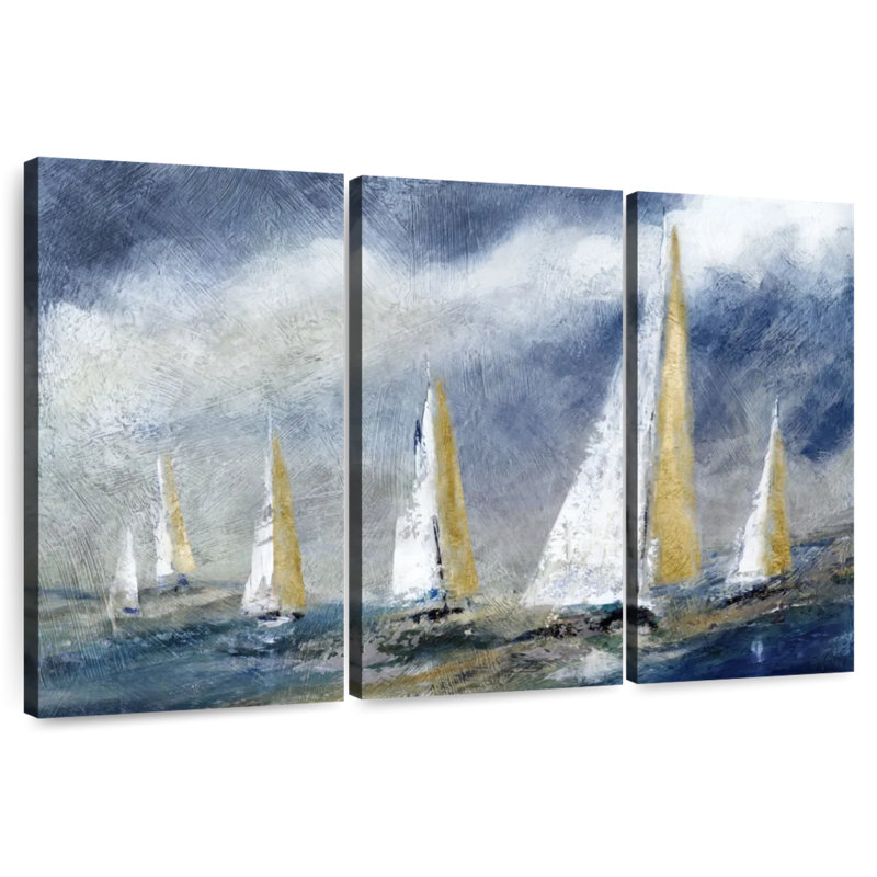 Aletra indigo houle, H 36 po x l 57 po