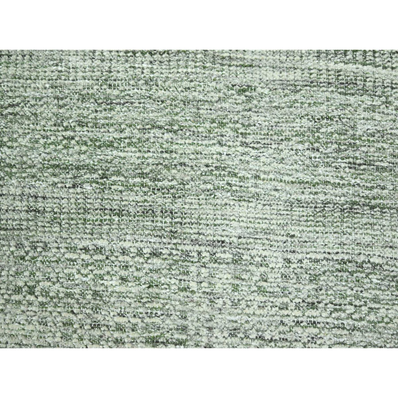 Tapis blanc et vert en laine nouée à la main 9 pi x 11 pi 10 po 09C170154C464430BA801AD9EB5212A1