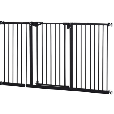 Plumerville Pressure Mounted Pet Gate With Door
