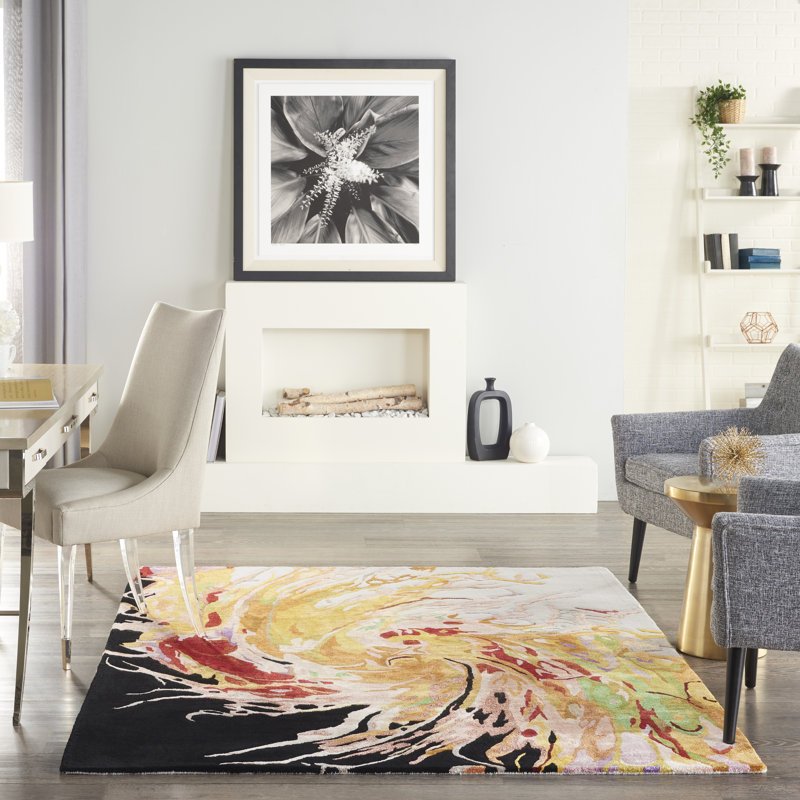Prismatic Abstract Area Rug, Rectangle 168 x 226cm
