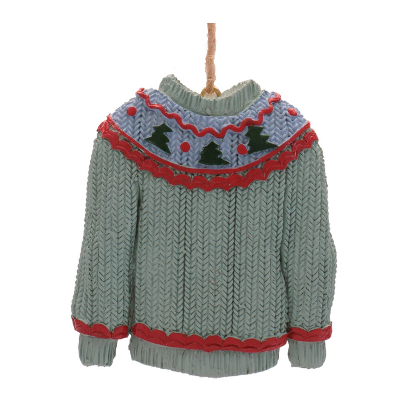 Ornement de chandail de Noël moche (ensemble de 2)