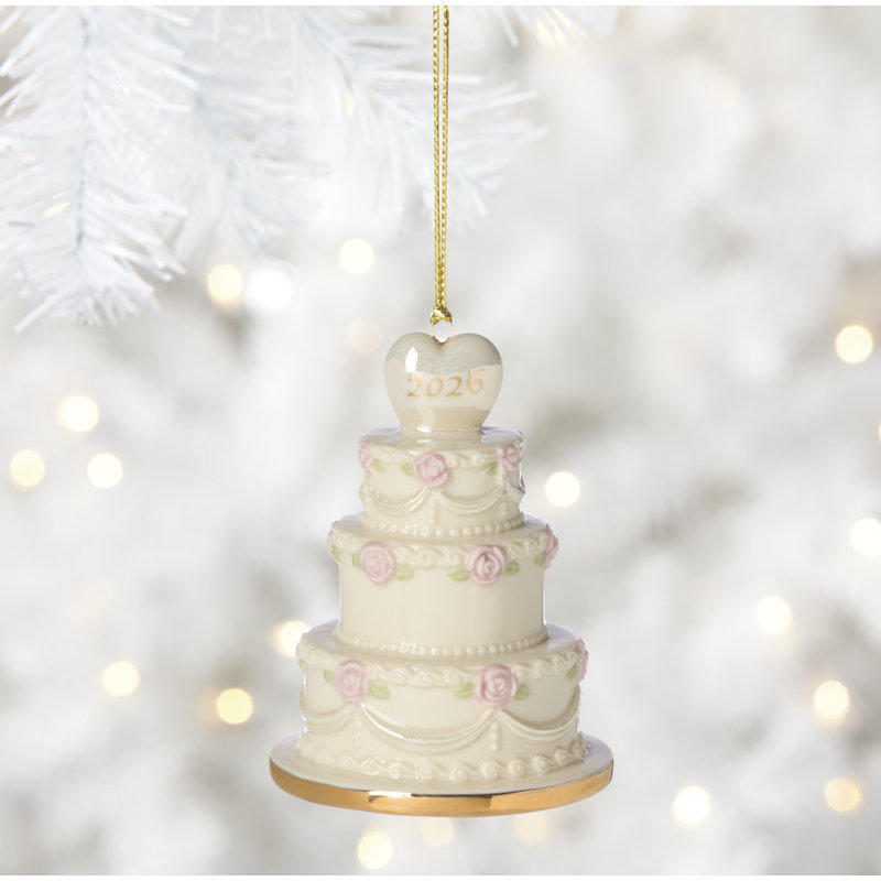 Lenox 2026 Wedding Cake Ornament