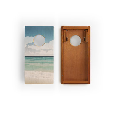 Ensemble de planches de cornhole en acajou 1 pi x 2 pi Parc national des Îles-Gulf