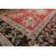 Tapis vintage en laine tissé à la main 7 pi 1 po x 11 pi 3 po Crimson Kilim