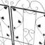181cm H x 50cm W Metal Gothic