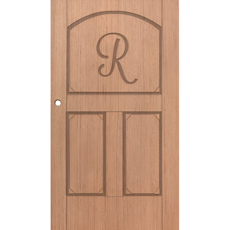 Roman Personalized Solid Wood Interior Door_R, 30 po x 80 po, À droite