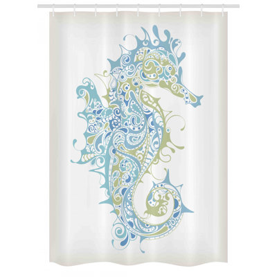 Shower Curtain with Hooks Included