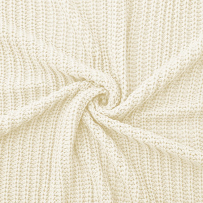 Soft Knitted Throw Blanket – Lightweight Cozy Throw, Decorative Sofa Blanket, 50" x 60"
