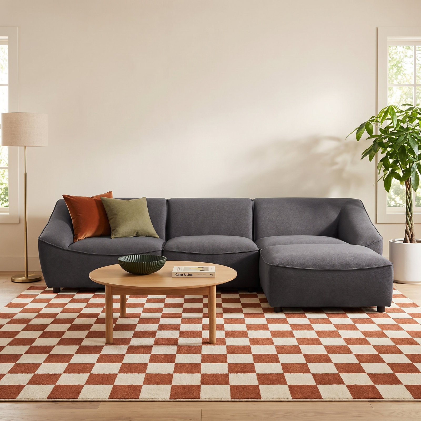 Lizzy Upholstered U-Sectional