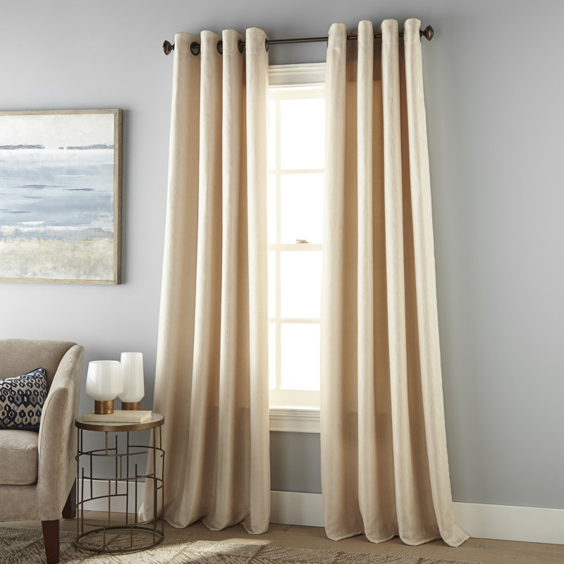 Bofonchik Curtain Single Panel, Ivory