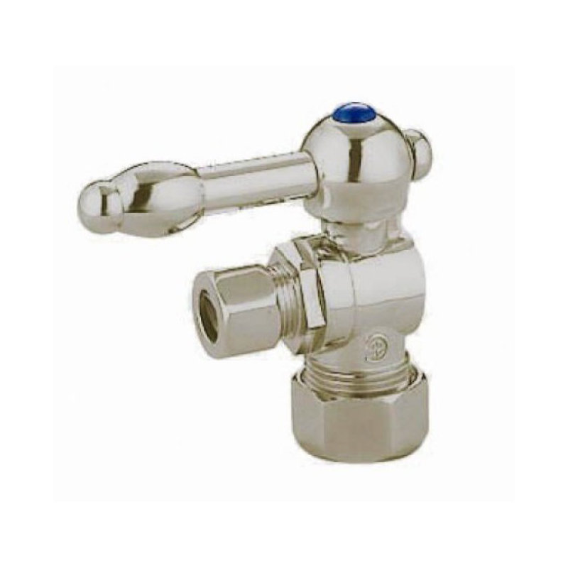Quarter Decorative Turn Valves, Polished Brass