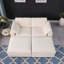 Ensemble de canapé-lit modulaire avec 2 repose-pieds et canapé-lit modulaire pour salon, petit espace, chenille-710411057