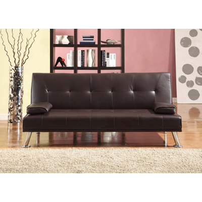 Dancer 3 Seater Faux Leather Sofa Bed