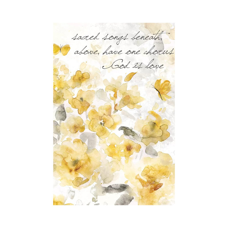 God Is Love II by Carol Robinson - Print on Canvas, Wrapped Canvas, 30.48 cm H x 45.72 cm W