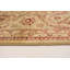 Tapis de bois one-of-kind-noué la 2010 tabriz orange/brun 6 pi 1 po x 8 pi zone de laine 10 po Gavankar