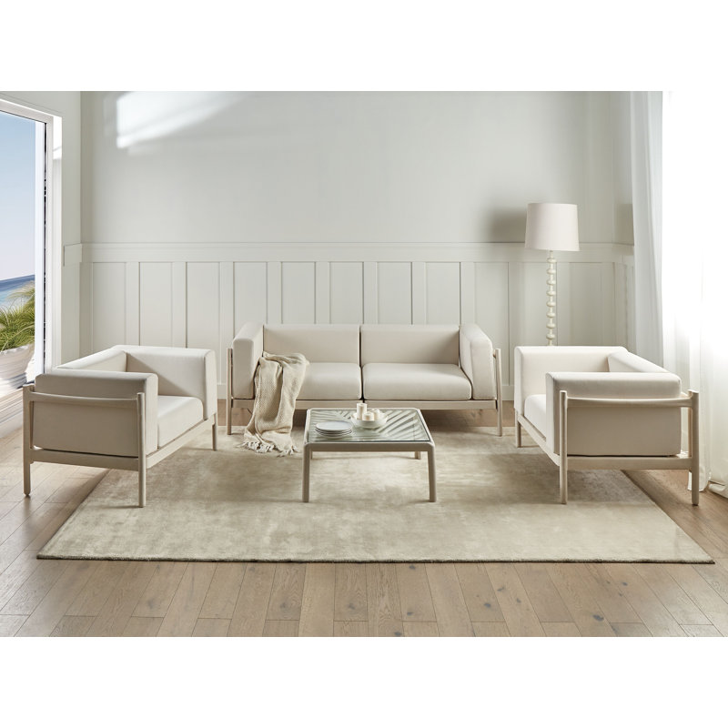 Bilan Wicker 4 - Person Garden Lounge Set with Cushions