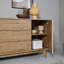 Buffet 58,86 "Wave 2 portes 3 tiroirs Wave 