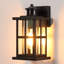 Applique murale d'extérieur 12 po à 1 lumière avec abat-jour en verre bullé 12 po-1463603286-1458186501