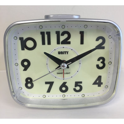 Analog Quartz Alarm Tabletop Clock