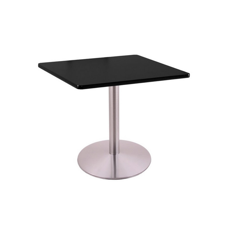 Dining Table, Stainless, 30" H x 30" L x 30" W