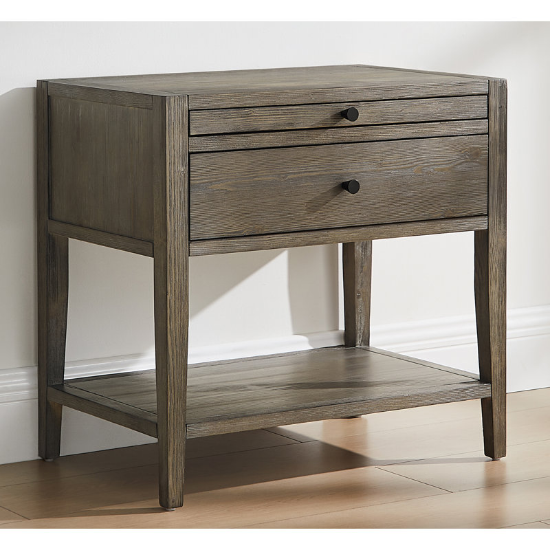 1-drawer Nightstand - Weathered Gray