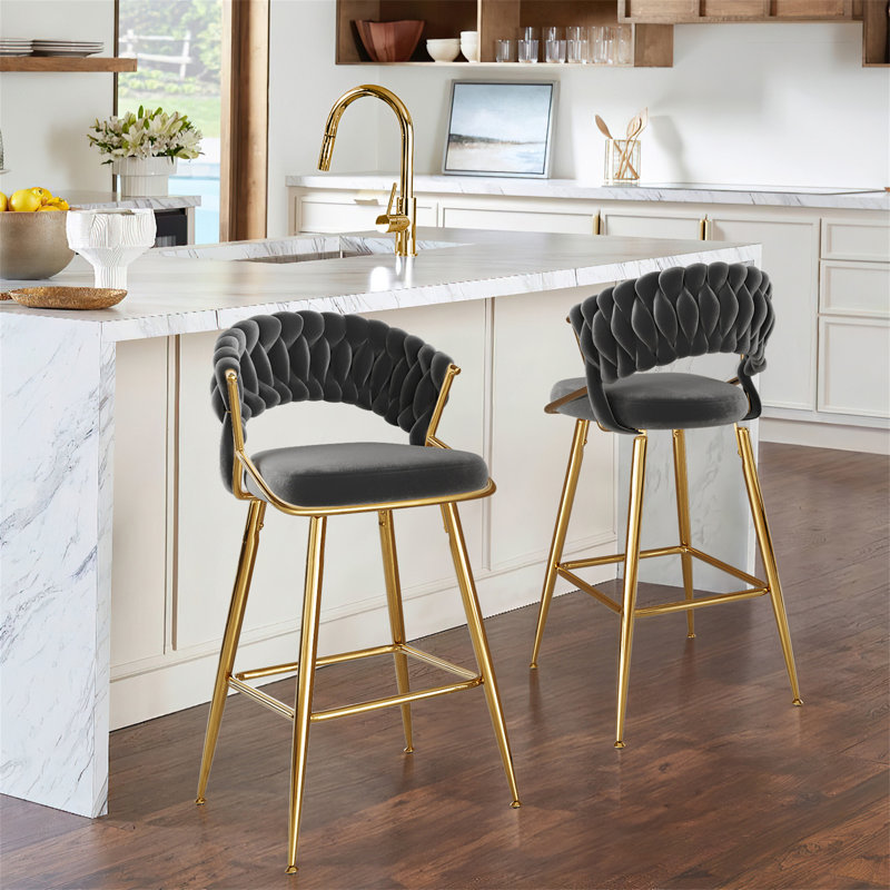 Tabouret de bar 25,2 po, Noir