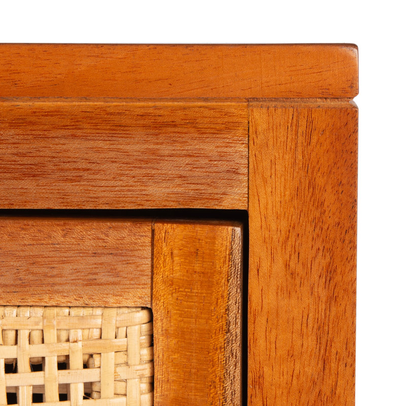 1 - Drawer Nightstand, Natural