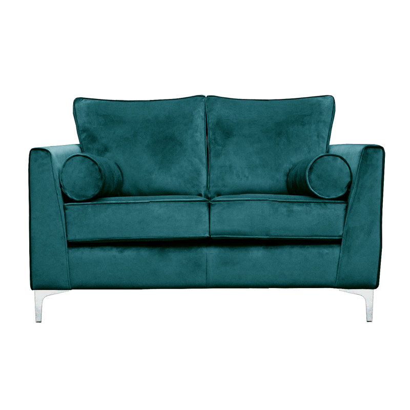 Giancarlo 2 Seater Velvet Sofa, Teal