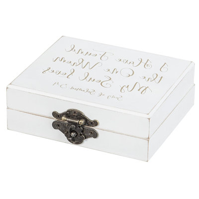 Wood Jewelry Box + Locking