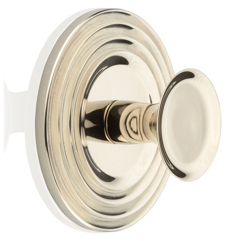 Poignée ronde Myth, Nickel poli, H 2,52 po x l 1,25 po x P 1,25 po