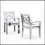 Ensemble de 2 chaises de salle à manger modernes et ergonomiques, confortables et élégantes pour les petits espaces et l'empilage facile