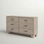 Commode double 6 tiroirs Kaliana