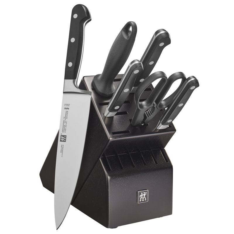Zwilling Professional "S" 7-piece Knife Block Set, Black Matte